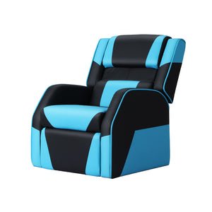 Kids Recliner Gaming Chair - Blue