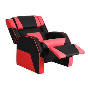 Kids Recliner Gaming Chair - Red