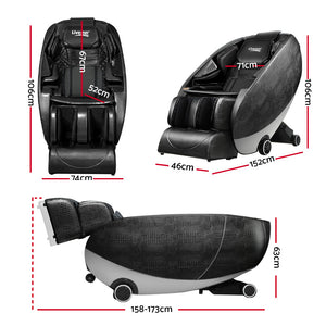 Livemor Massage Chair Zero Gravity Deluxe Black