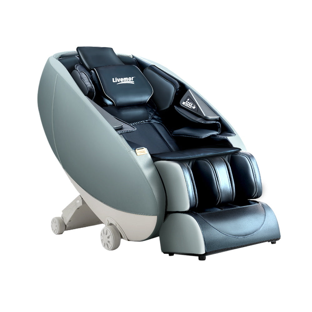 Livemor Massage Chair Zero Gravity Deluxe Blue