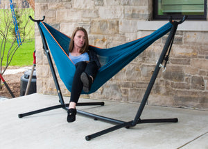 Mesh Hammock With Stand Combo