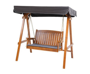 Wooden 2 Seat Swing Set