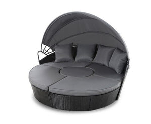 Outdoor Round Rattan Daybed