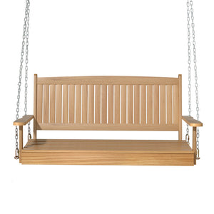 Porch Swing Chair With Chain 2 Seater Teak