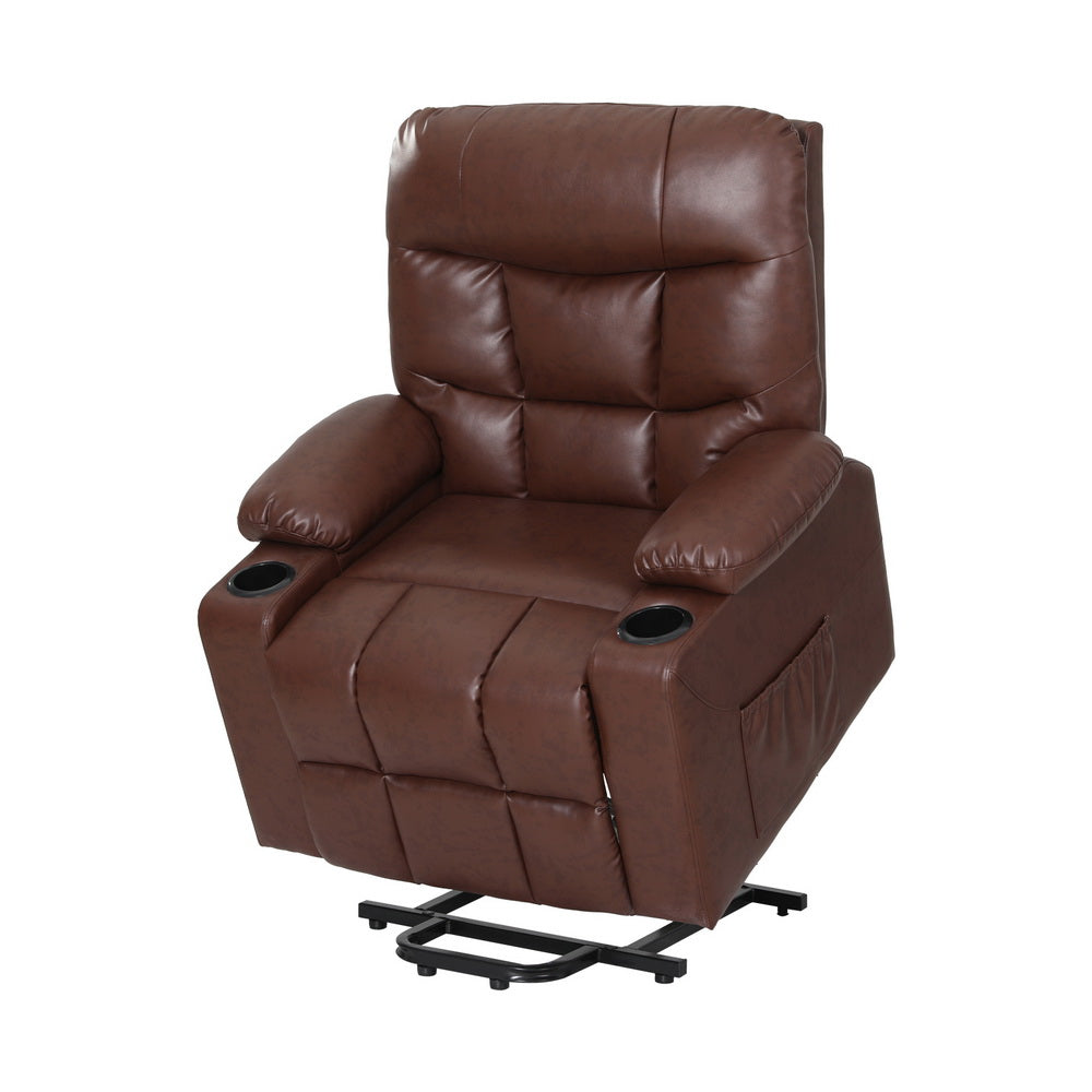 'CLAUDE' Recliner Lift Heated Massage Chair