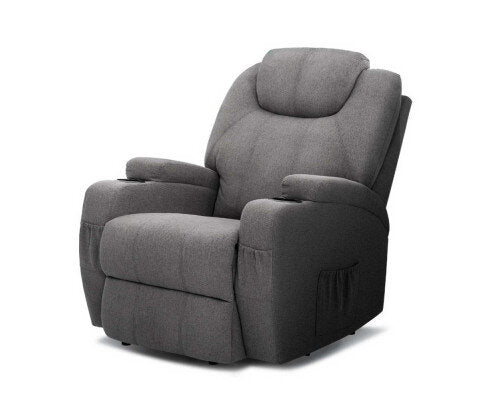 Artiss Massage Recliner - Grey