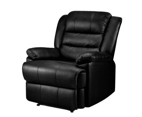 Leather Armchair Recliner - Artiss