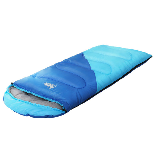 Blue shop sleeping bag