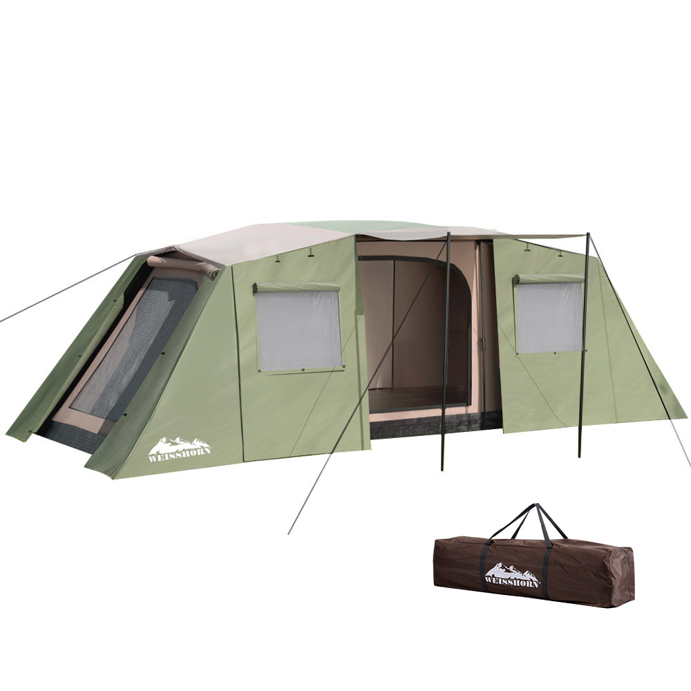 Weisshorn Camping Tent 10 Person Instant Pop Up Rooms Oz