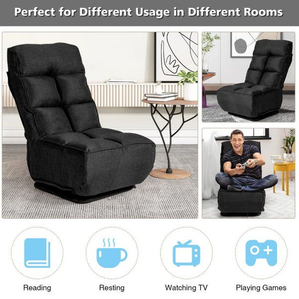 Swivel floor online chair