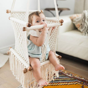 Macrame Baby Hanging Hammock Chair