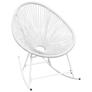 Outdoor Rocking Chair Poly Rattan - ACAPULCO