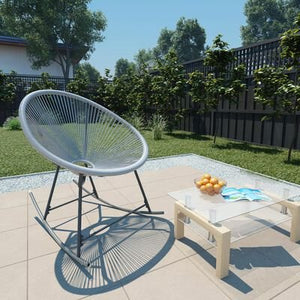 Outdoor Rocking Chair Poly Rattan - ACAPULCO