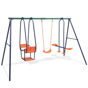 Outdoor Kids Swing Set with 5 Seats