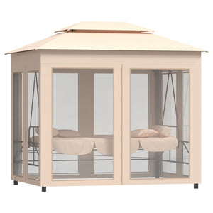 Outdoor Swing Bench & Gazebo