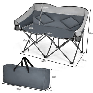 2 Person Foldable Camping Chair