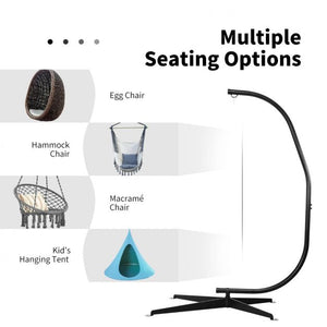 C Shape Hanging Chair Stand