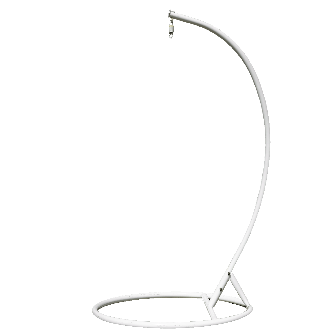 Hanging chair stand white best sale